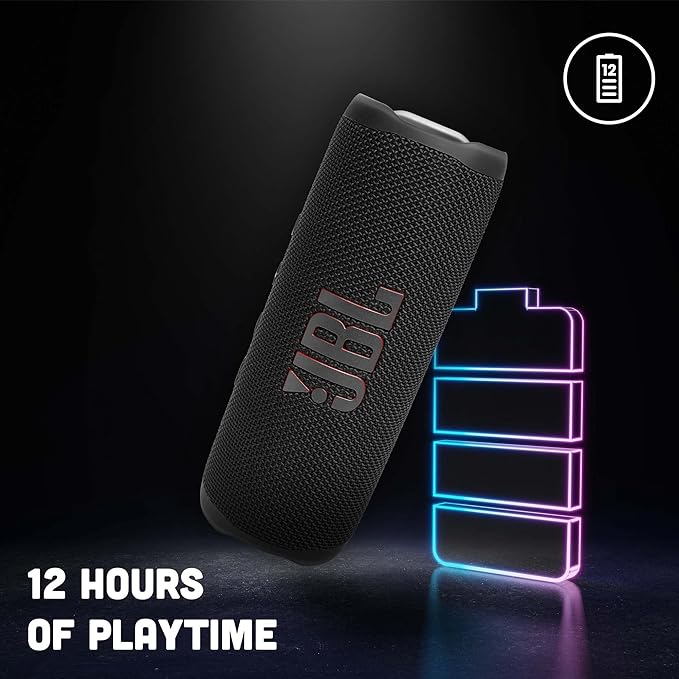 2023 JBL Flip 6 Bluetooth Portable Speaker, IPX7 Waterproof, Wireless . 12 hours of playtime, JBL Party Boost for multiple speaker pairing for home, outdoor and travel