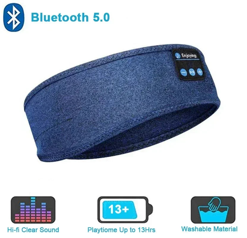 Sleep Headphones Breathable Bluetooth 5.2 Headband 3D Sleeping Headphones Wireless Eye Mask Sleep Earbuds for Side Sleeper Gifts