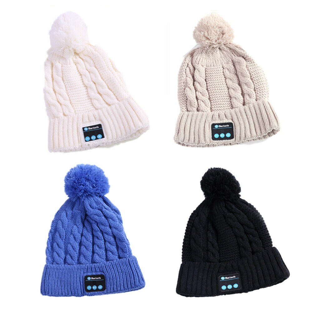 Fashionable Beanie with Built-in Bluetooth Headset for Music and Calls