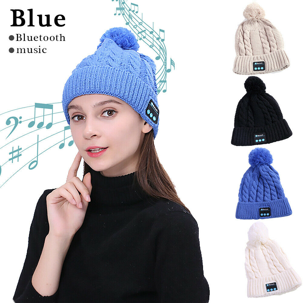 Fashionable Beanie with Built-in Bluetooth Headset for Music and Calls