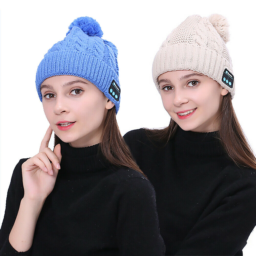 Fashionable Beanie with Built-in Bluetooth Headset for Music and Calls