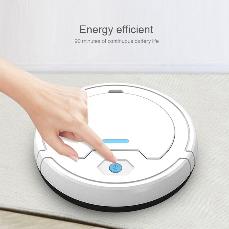 1800PA Rechargeable Smart Robot Vacuum Cleaner Auto Cleaning Microfiber Mop Floor Sweeper Sweeping Dust Remover Cleaning Tools