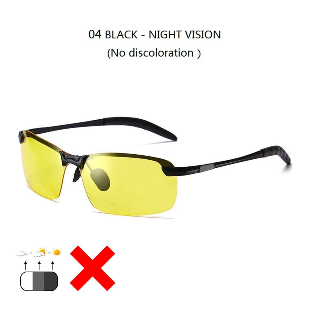 Men's Color-Changing Polarized Sunglasses for Driving