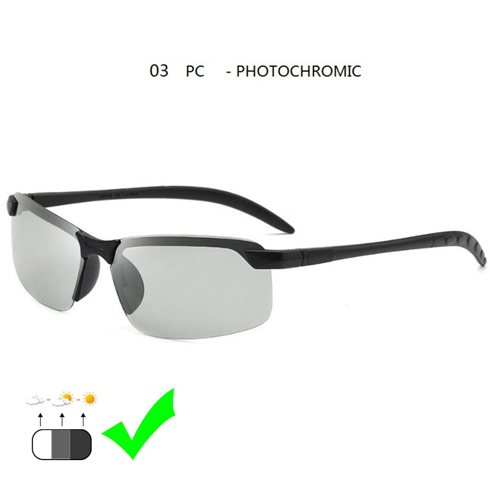 Men's Color-Changing Polarized Sunglasses for Driving